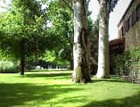 Imagen del jardn de Las Gacelas.